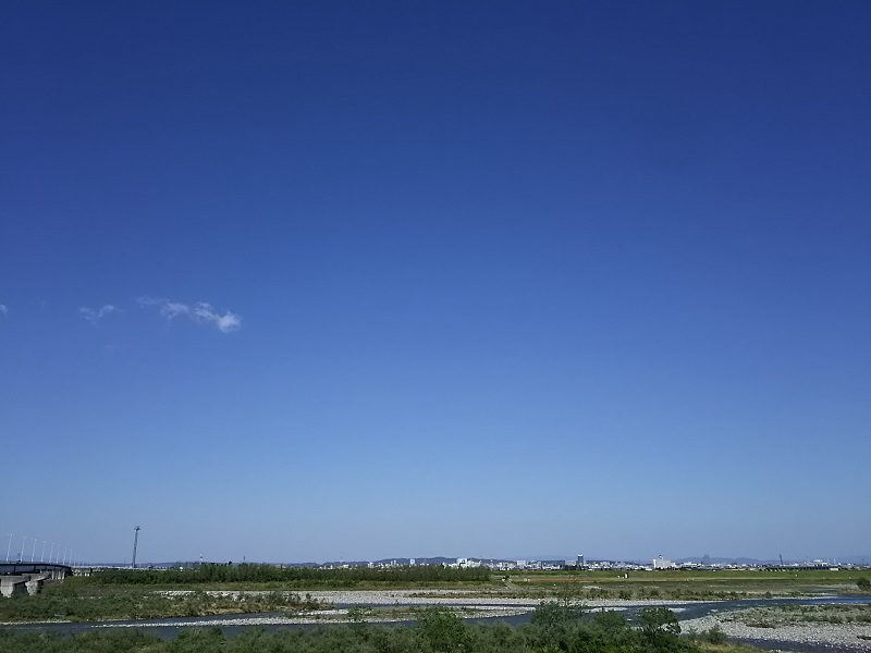 富山　青空